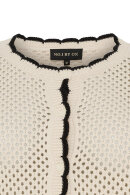 No.1 by OX - Hulstrikket Cardigan - Off White
