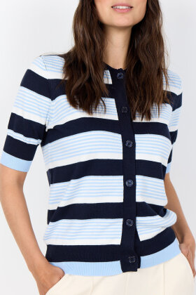 SoyaConcept - SC-Dollie 820 - Finstrik Cardigan - Mørkeblå