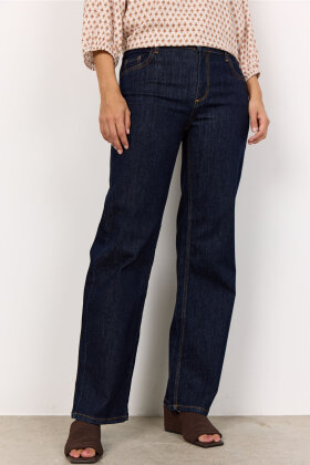 SoyaConcept - SC-Kimberly 34-B - MidWaist Straight Leg -  Raw Blue Denim
