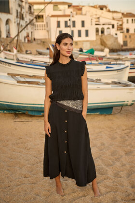 SoyaConcept - SC-Cath 9 Nederdel - Sort