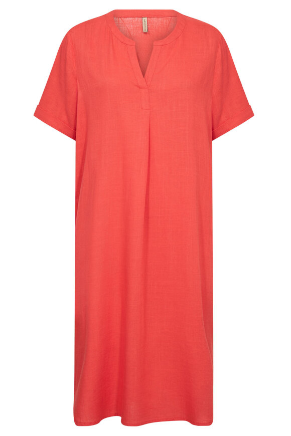 SoyaConcept - SC-Rozalia 2 Hør Kjole - Rød