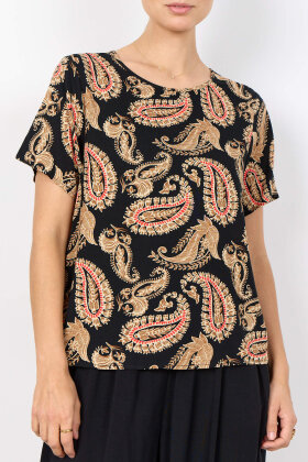 SoyaConcept - SC-Falisha 2 - Print T-shirt - Sort