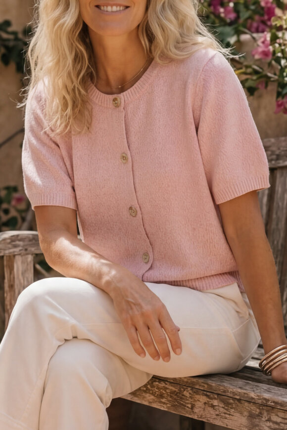 Prepair - Hyacinth Knit Cardigan - Rosa