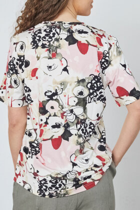 Elton - ETKalia - Print T-shirt - Lyserød