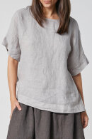 Lind - LiMaci Hør Bluse - Lysebrun