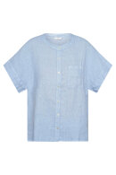 Lind - LiMaggy Hør Skjorte - Lyseblå