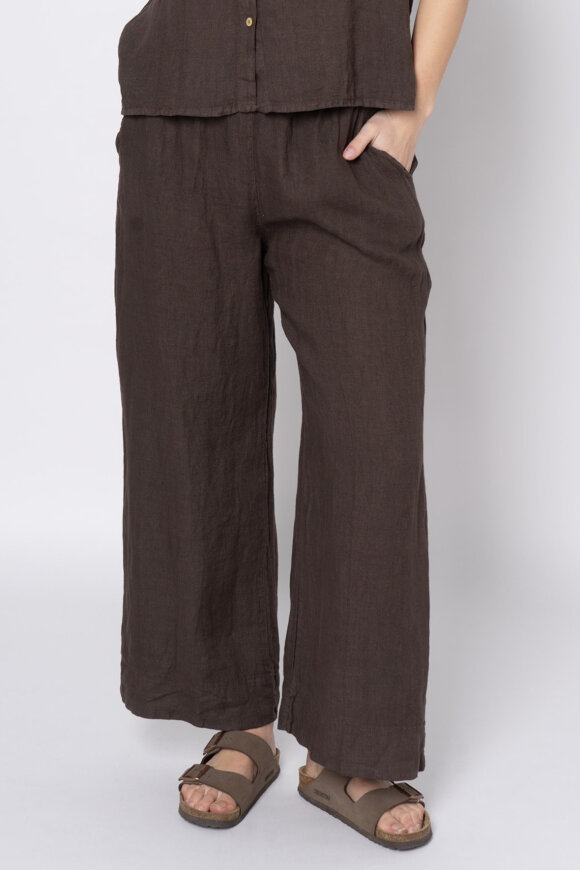 Lind - LiLilo Hør Bukser - Brun