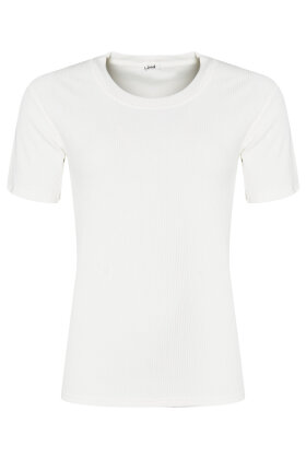 Lind - LiDea T-shirt - Ribstrikket - Off White