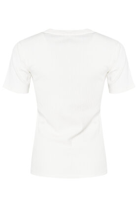 Lind - LiDea T-shirt - Ribstrikket - Off White