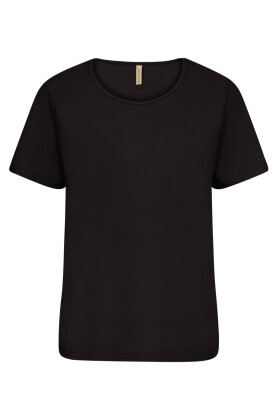 SoyaConcept - SC-Pylle 196 - Basis T-shirt - Sort