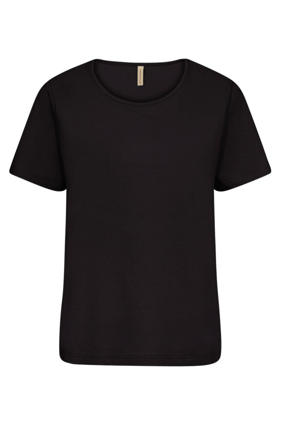 SoyaConcept - SC-Pylle 196 - Basis T-shirt - Sort SoyaConcept - SC-Pylle 196 - Basis T-shirt - Sort