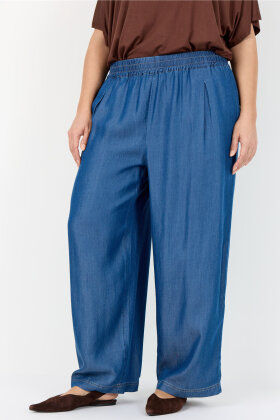Wasabiconcept - WA-Flora 13 Casual Bukser - Blå Denim