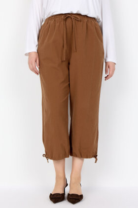 Wasabiconcept - WA-Erica 2 Casual Stumpebukser - Brun