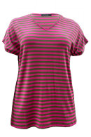 Sandgaard - Amsterdam T-shirt - Striped - Pink/Army
