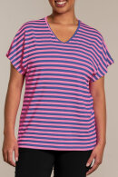 Sandgaard - Amsterdam T-shirt - Striped - Cobolt/Rose