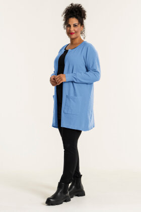 Sandgaard - Helsinki Long Cardigan - Lyseblå