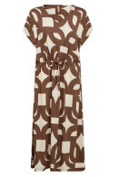 SoyaConcept - SC-Felicity AOP 543 - Print Kjole - Brun SoyaConcept - SC-Felicity AOP 543 - Print Kjole - Brun