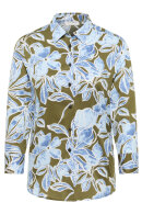 Eterna - Blomstret Print Skjorte - Khaki