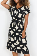 SoyaConcept - SC-Felicity AOP 543 - Print Kjole - Sort SoyaConcept - SC-Felicity AOP 543 - Print Kjole - Sort