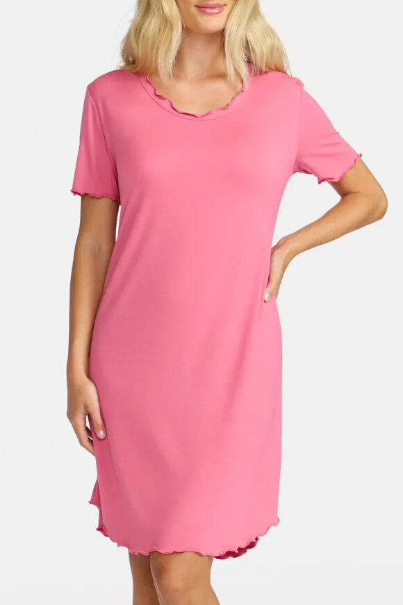Damella - Josefine Bambus Natkjole - Pink