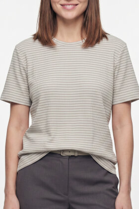 Lind - LiDea T-shirt - Ribstrikket - Sand