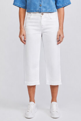 Wonderjeans - Capri Bukser - Satin Hvid