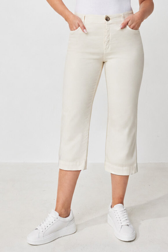 Wonderjeans - Capri Bukser - Satin Creme