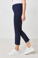 Wonderjeans - Ankle Satin - Straight Leg Mid & Waist - Navy