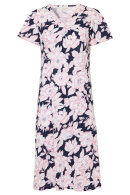 Damella - Natkjole Blomster - Navy