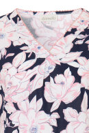 Damella - Natkjole Blomster - Navy