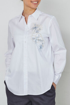 Elton - ETKristi Skjortebluse - Hvid Elton - ETKristi Skjortebluse - Hvid