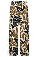 SoyaConcept - SC-Feldi 3-C Print Bukser - Oliven & Sort SoyaConcept - SC-Feldi 3-C Print Bukser - Oliven & Sort