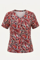 Elton - ETMatilda - Printbluse - Rød Elton - ETMatilda - Printbluse - Rød