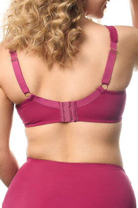 Plaisir - Beate Plain Bra - Bøjle Bh - Blomme