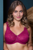 Plaisir - Beate Plain Bra - Bøjle Bh - Blomme Plaisir - Beate Plain Bra - Bøjle Bh - Blomme
