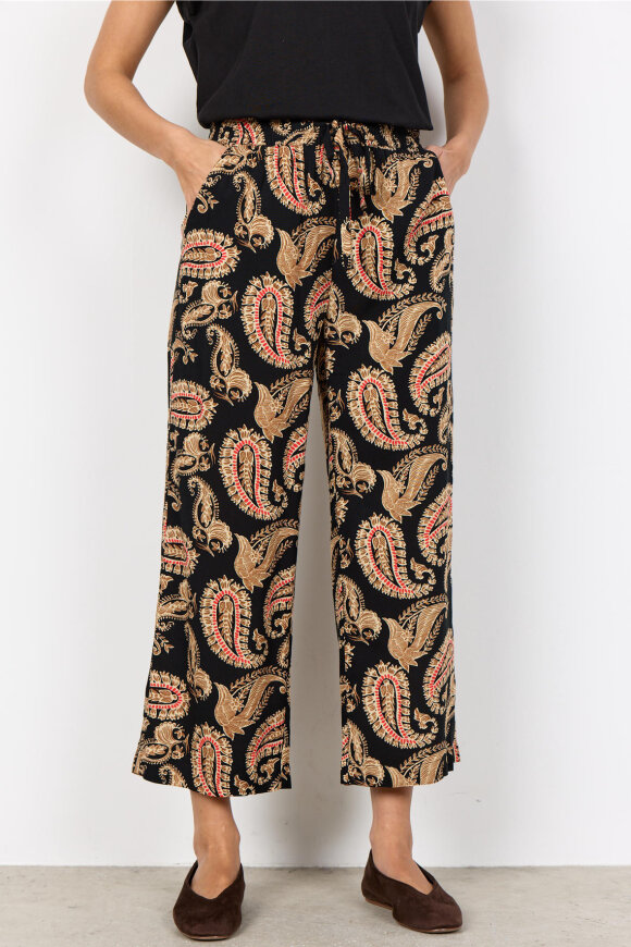 SoyaConcept - SC-Falisha 3-C Pants - Sort SoyaConcept - SC-Falisha 3-C Pants - Sort