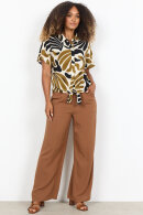 SoyaConcept - SC-Feldi 1 Print Skjorte - Oliven & Sort