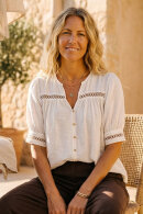 Prepair - Nancy Blouse - Detaljer - Hvid Prepair - Nancy Blouse - Detaljer - Hvid