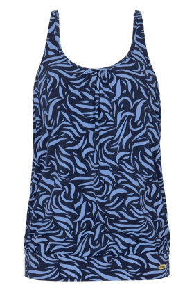 Damella - Cate Tankini Top - Blå Bølger Damella - Cate Tankini Top - Blå Bølger