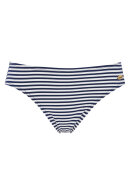 Damella - Brigitte Bikini Brief - Jacquard - Navy/Hvid Damella - Brigitte Bikini Brief - Jacquard - Navy/Hvid