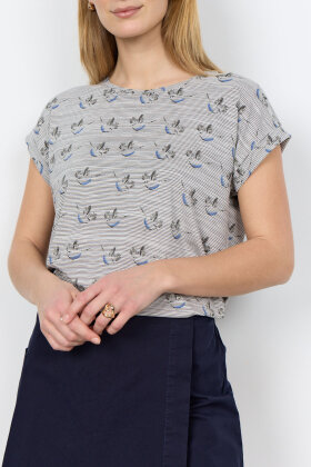 SoyaConcept - SC-Galina 75 T-shirt - Lyseblå SoyaConcept - SC-Galina 75 T-shirt - Lyseblå