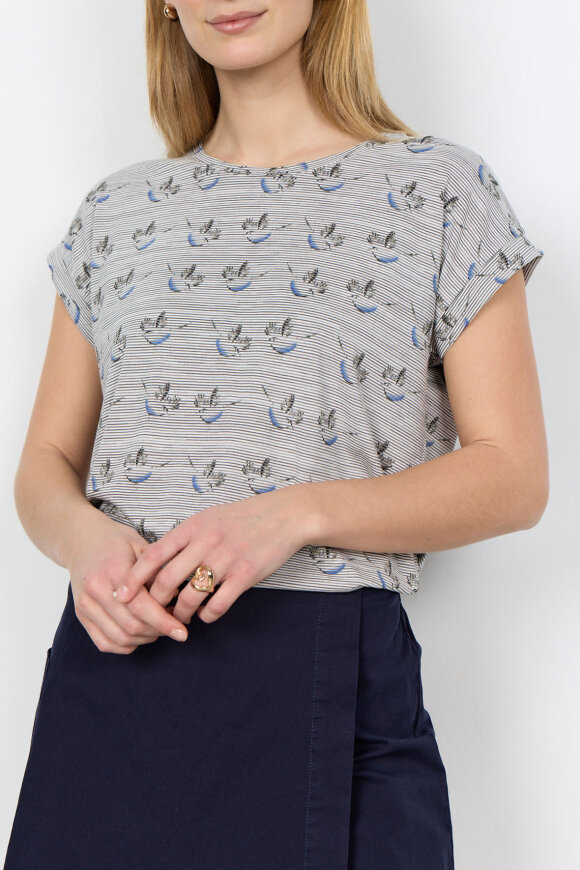 SoyaConcept - SC-Galina 75 T-shirt - Lyseblå SoyaConcept - SC-Galina 75 T-shirt - Lyseblå