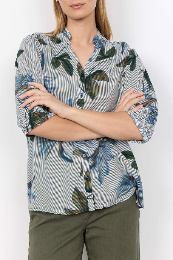 SoyaConcept - SC-Gina 1 Printbluse - Marine