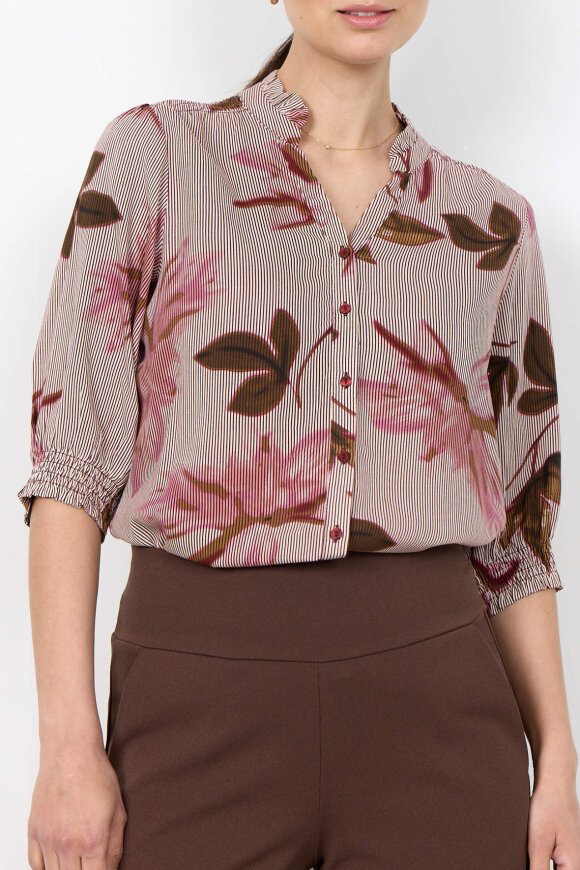 SoyaConcept - SC-Gina 1 Printbluse - Rosa