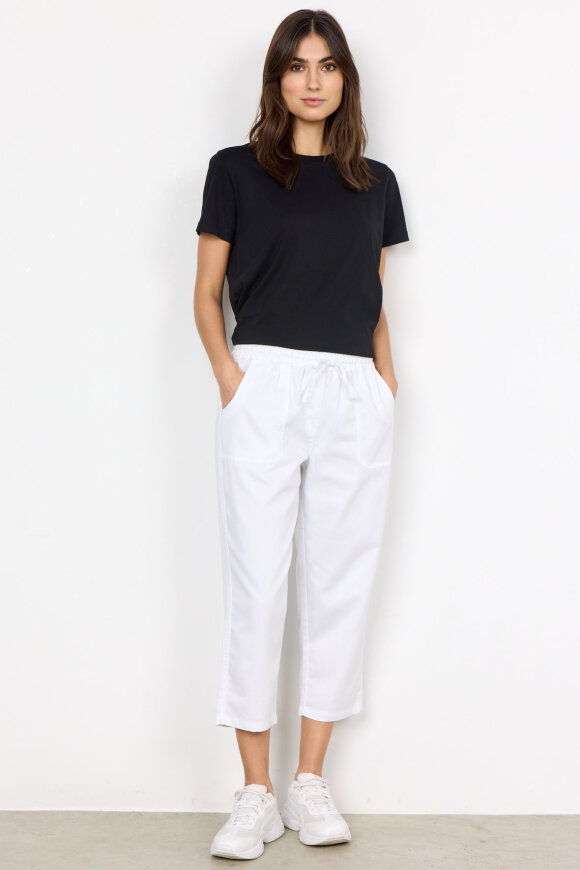 SoyaConcept - SC-Akila 23-C - Stumpebukser Casual - Hvid
