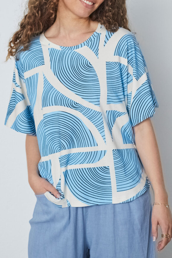 Elton - ETMauda T-shirt - Lyseblå