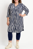Pont Neuf - PNDavia Zebra Print Kjole - Navy Pont Neuf - PNDavia Zebra Print Kjole - Navy