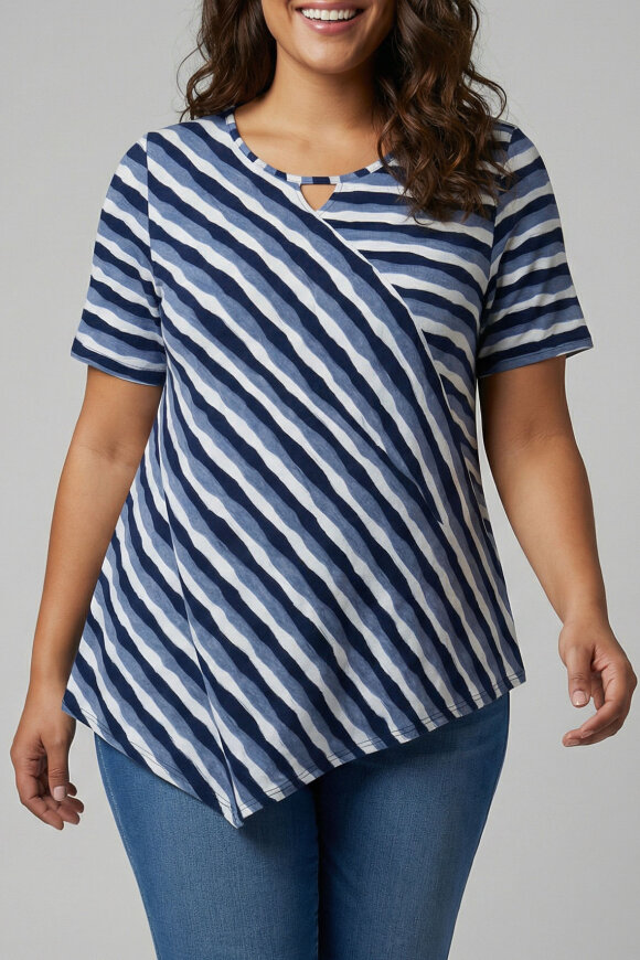 Pont Neuf - PNMagrethe Sia Bise T-shirt - Blå