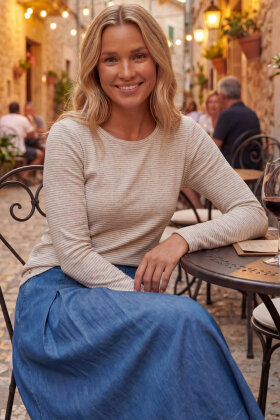 Prepair - Beatrice Stribet T-shirt - Sand