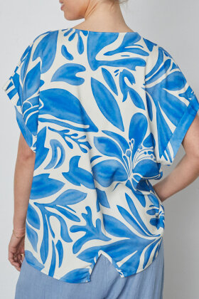 Elton - ETMerla T-shirt Print - Blå 
